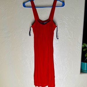 Vera Wang red dress